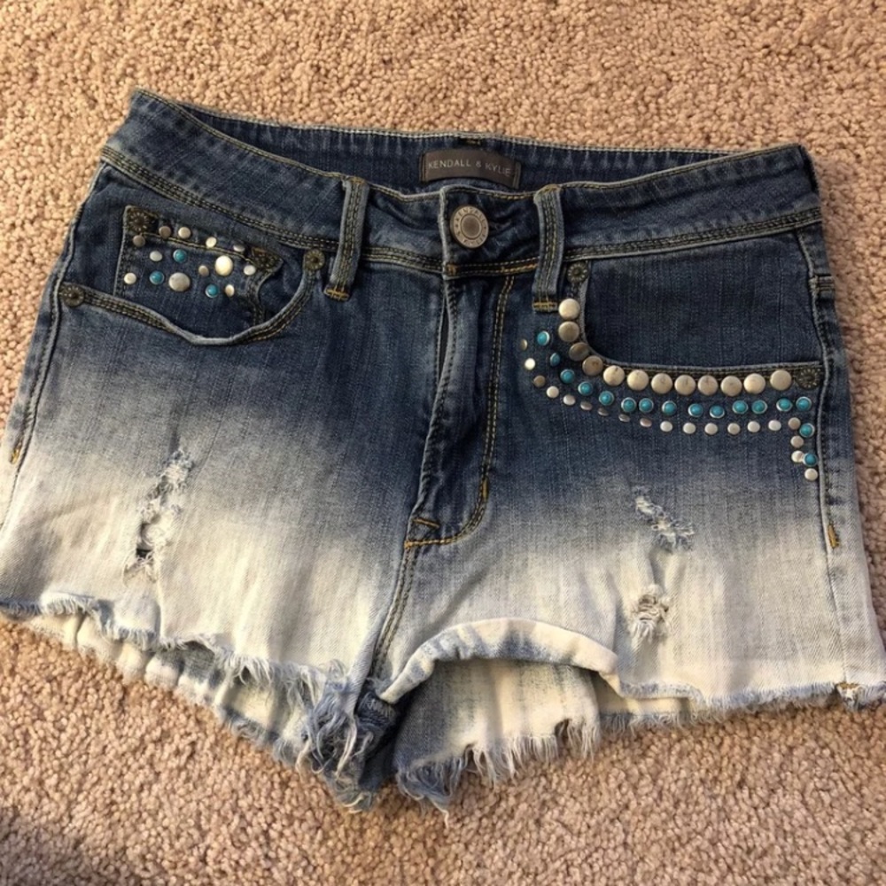 Ombré High Rise Shorts